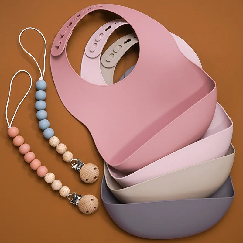 Silicone Baby Feeding Tableware Set - # BAGE21110001