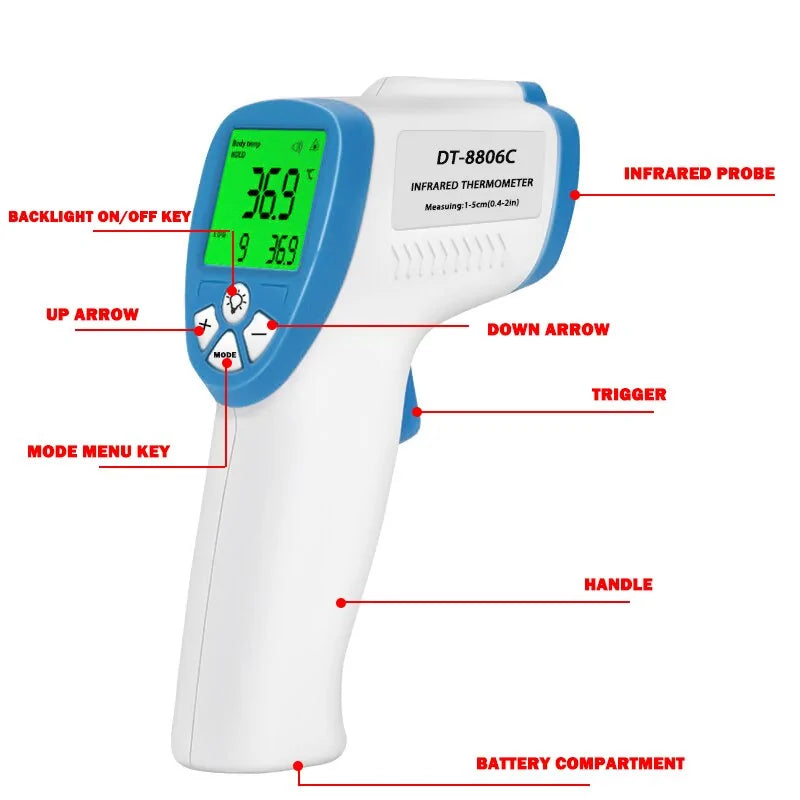 Digital Infrared Forehead Thermometer - # BAGE61110004