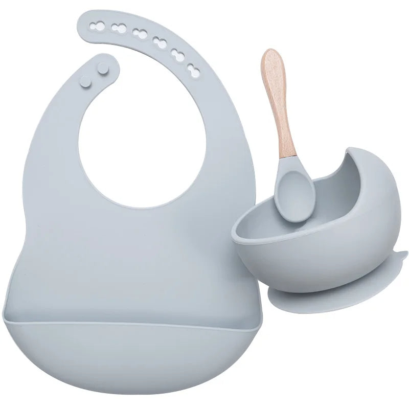 Silicone Baby Feeding Tableware Set - # BAGE21110001