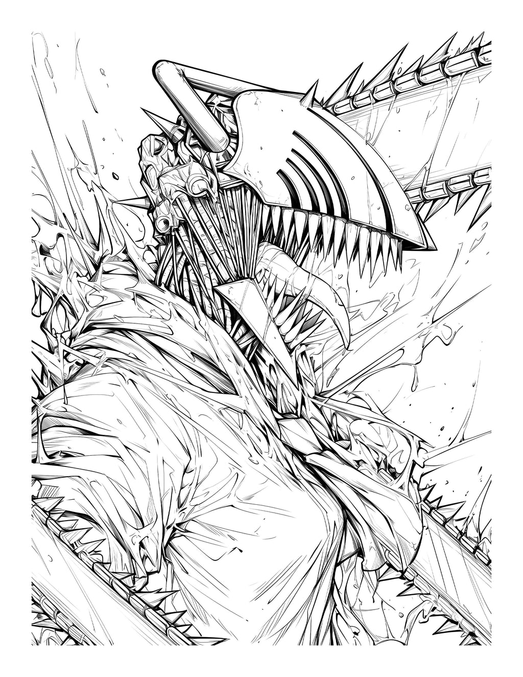 Anime Chronicles: Devil’s Edge – A Chainsaw Man Coloring Book (Volume 4) PDF