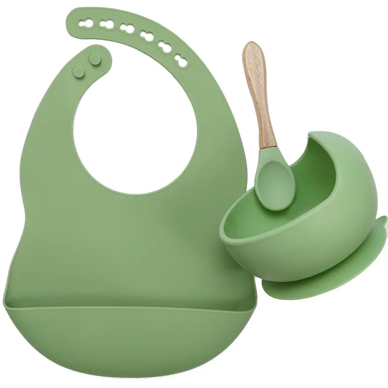 Silicone Baby Feeding Tableware Set - # BAGE21110001