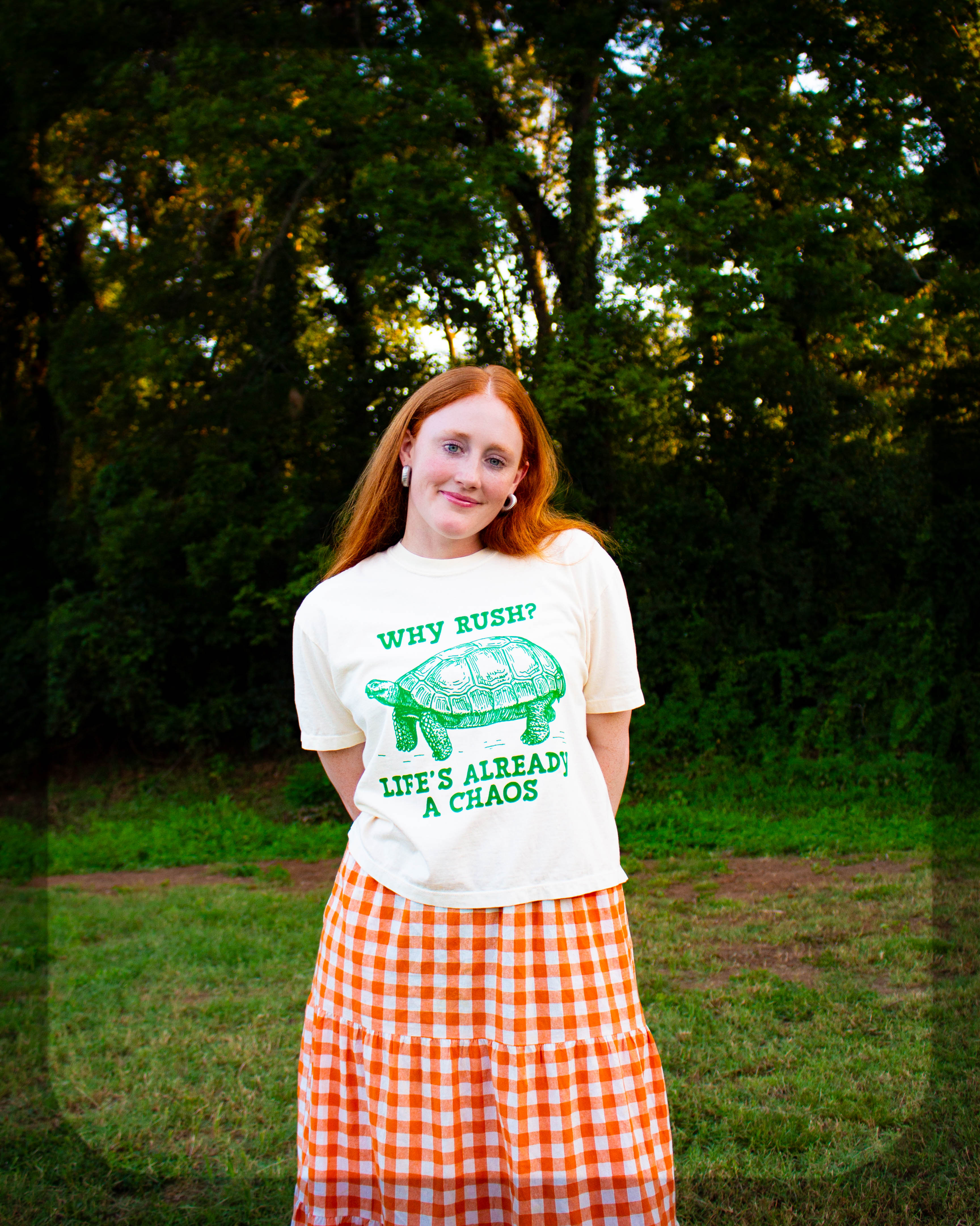 "Why Rush? Life's Already a Chaos" T-Shirt