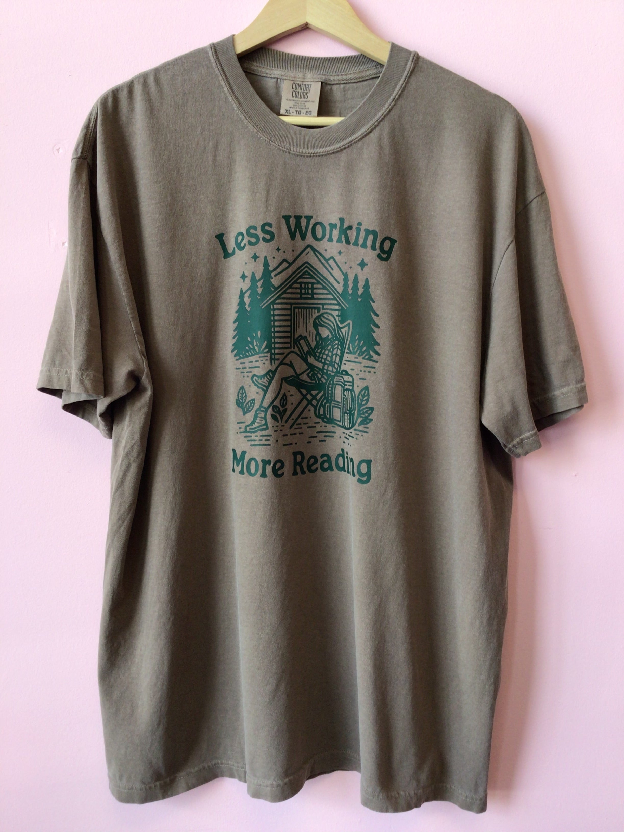 "Less Working, More Reading" Shirt