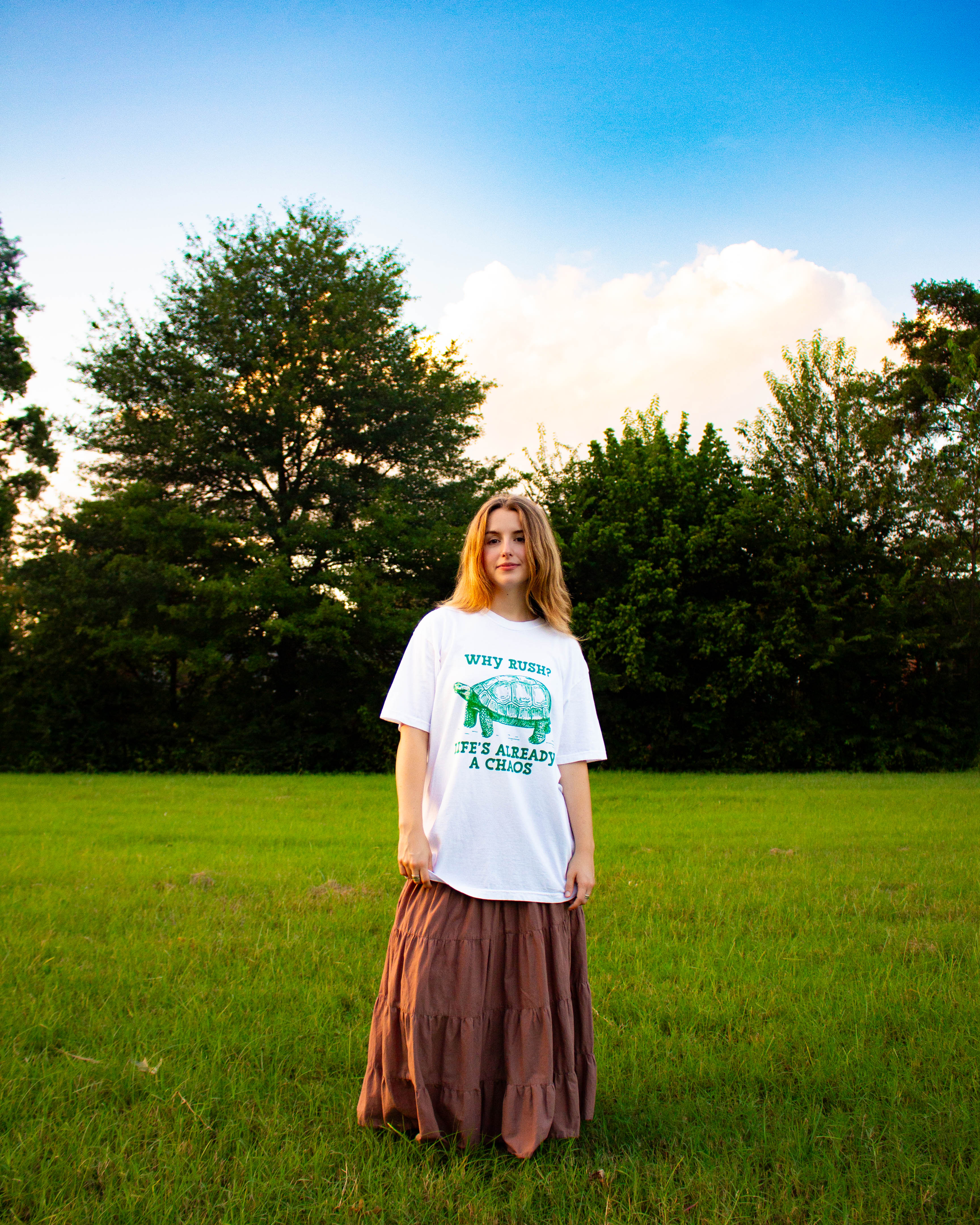 "Why Rush? Life's Already a Chaos" T-Shirt