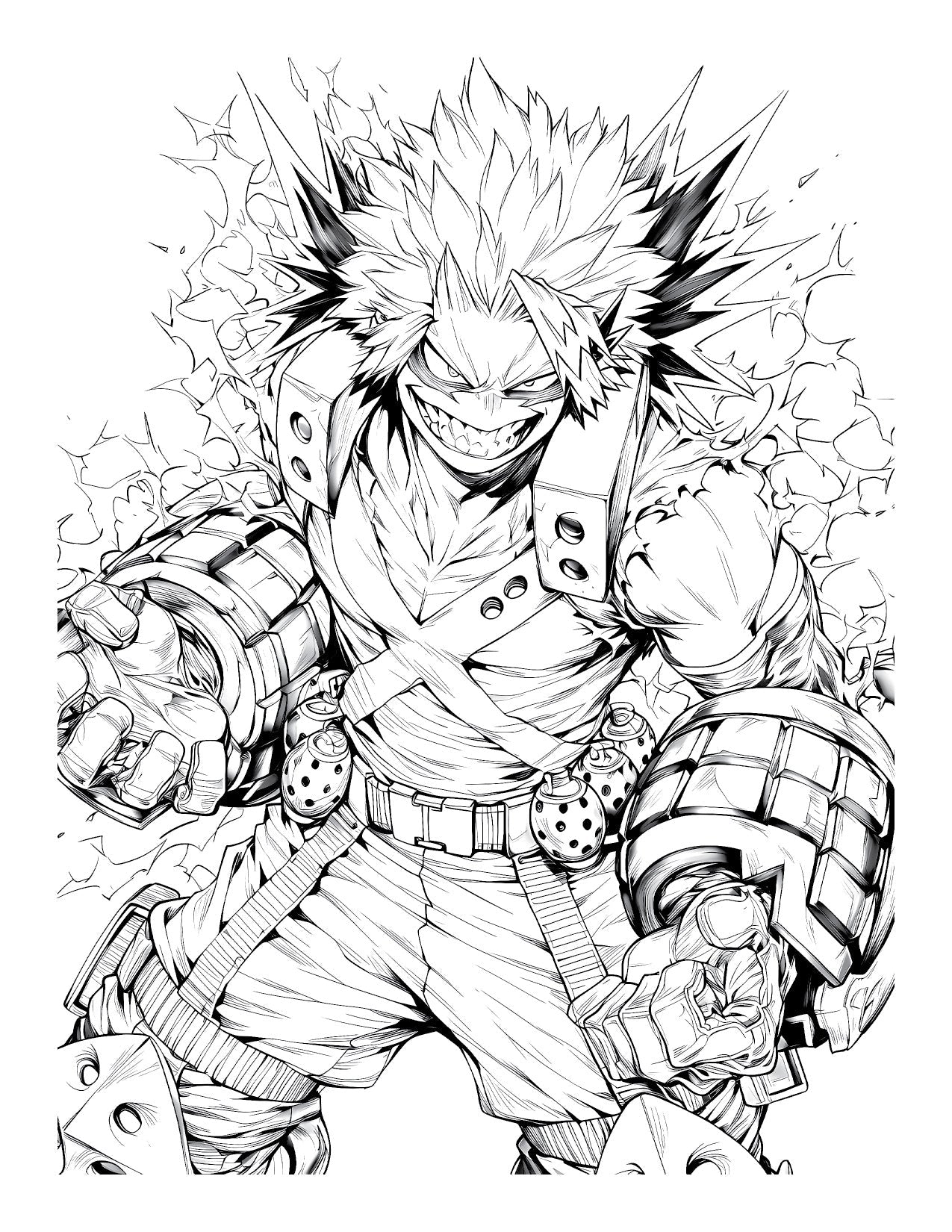 Anime Chronicles: Plus Ultra! A My Hero Academia Coloring Book Volume 2