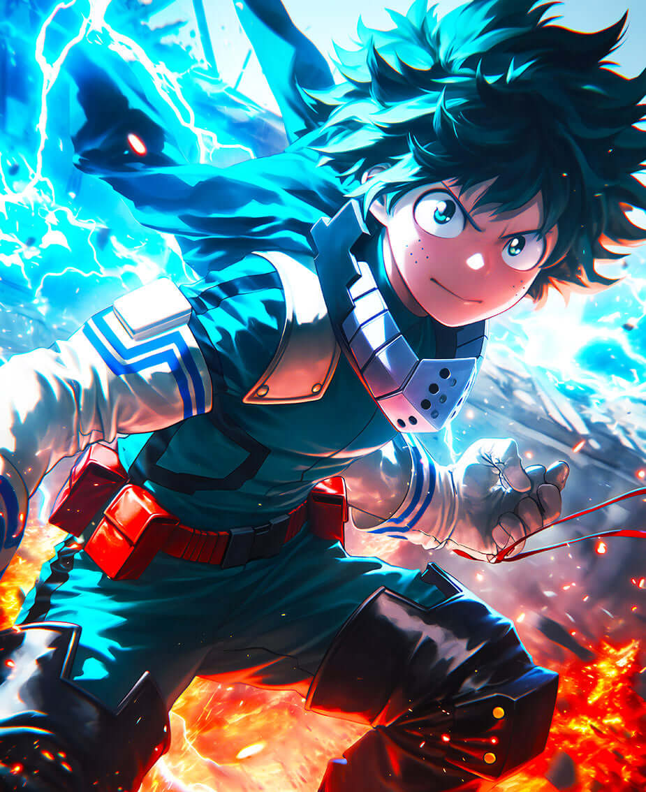 Deku One For All Art: Unleash the Hero - Digital Download!⚡#MHA #Deku
