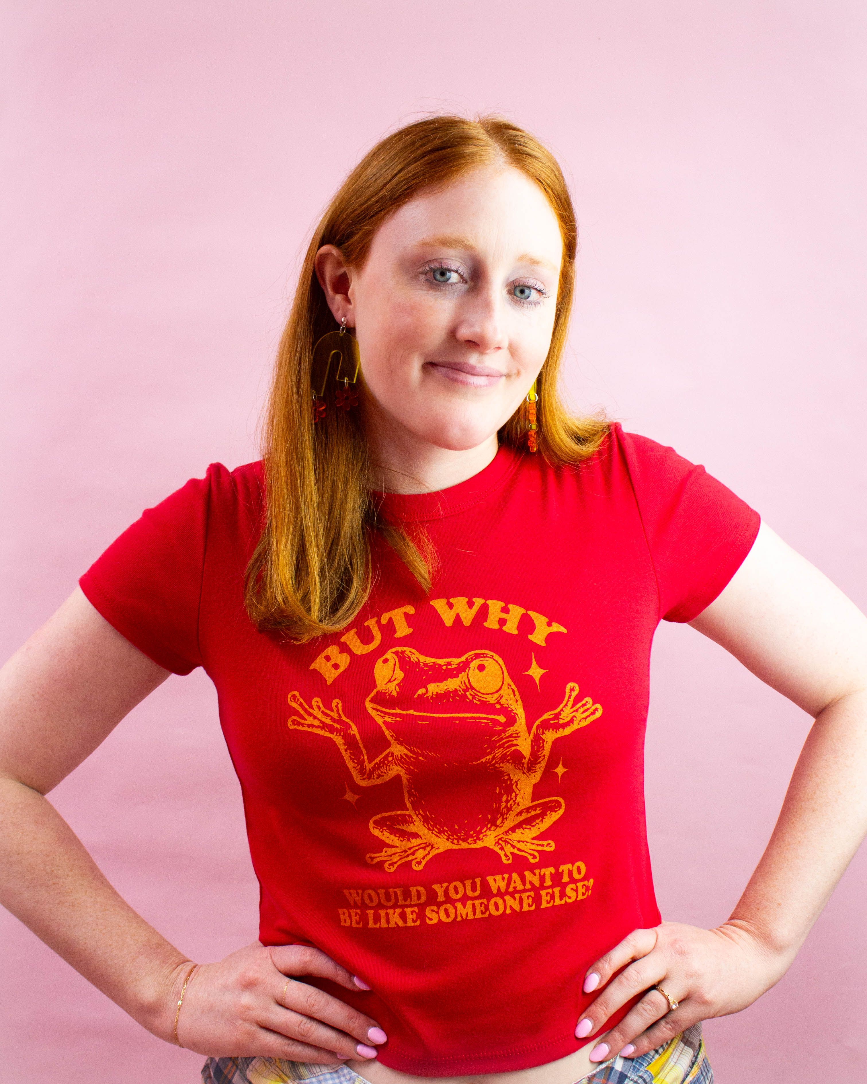 “But Why Would You Want To Be Like Someone Else” Screen-Printed Shirts & Crewnecks