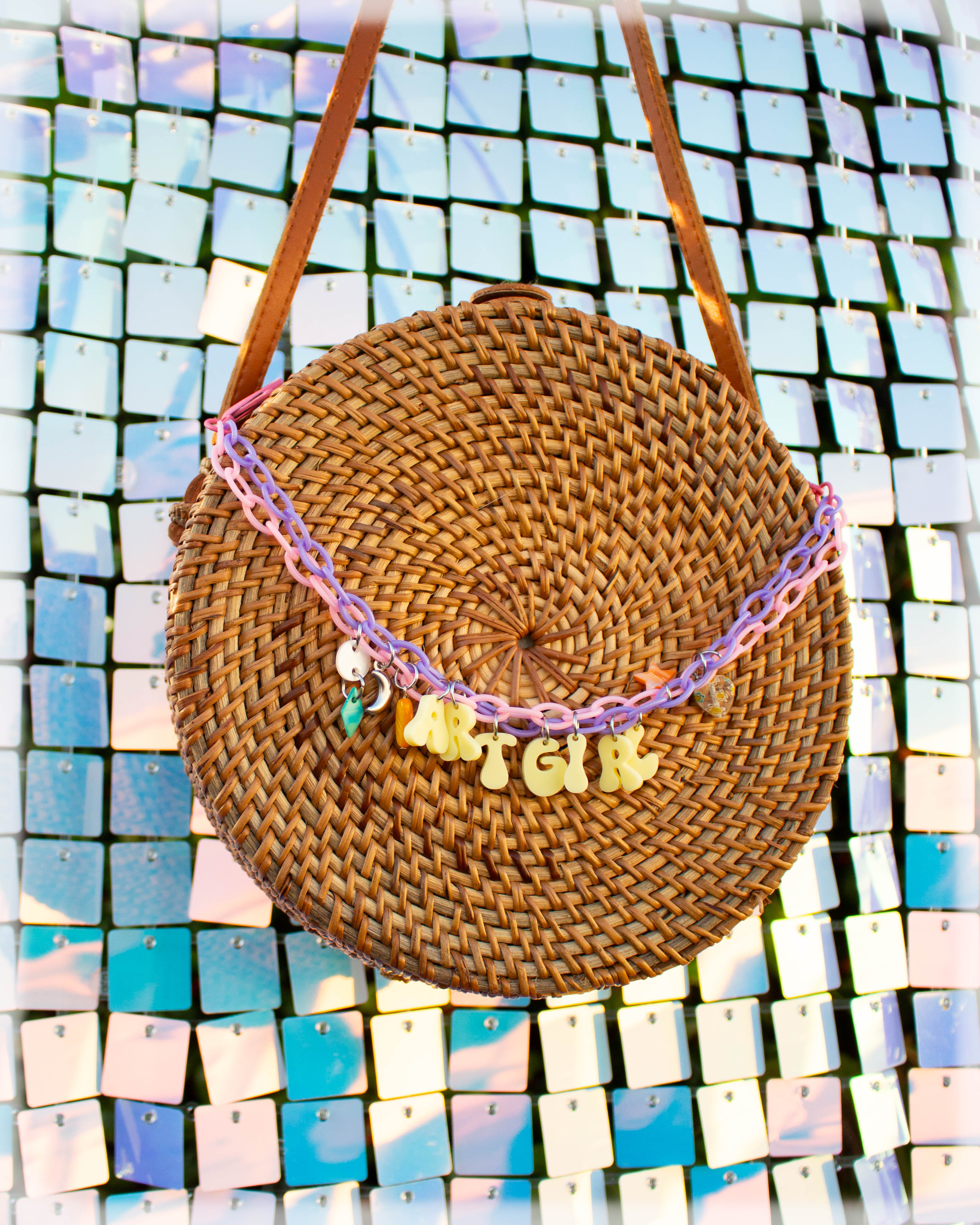 "Artgirl" Colorful Bag Chain