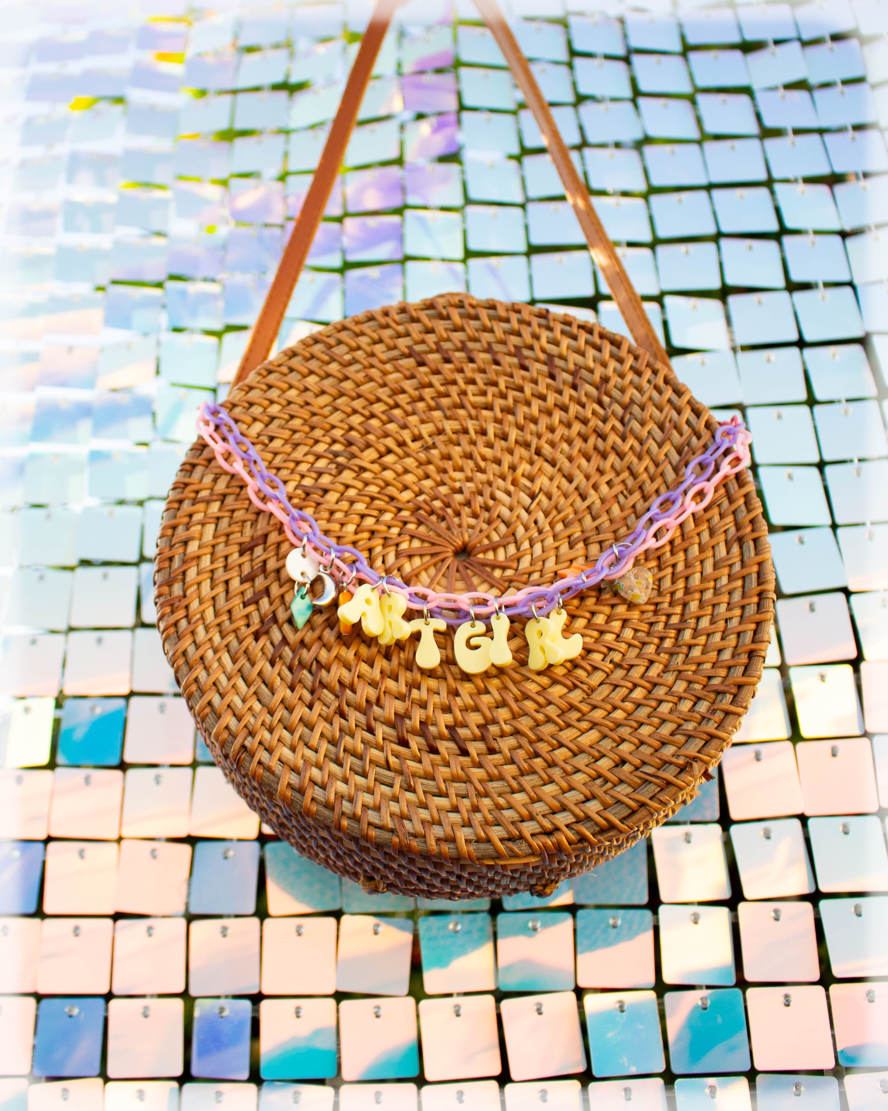"Artgirl" Colorful Bag Chain