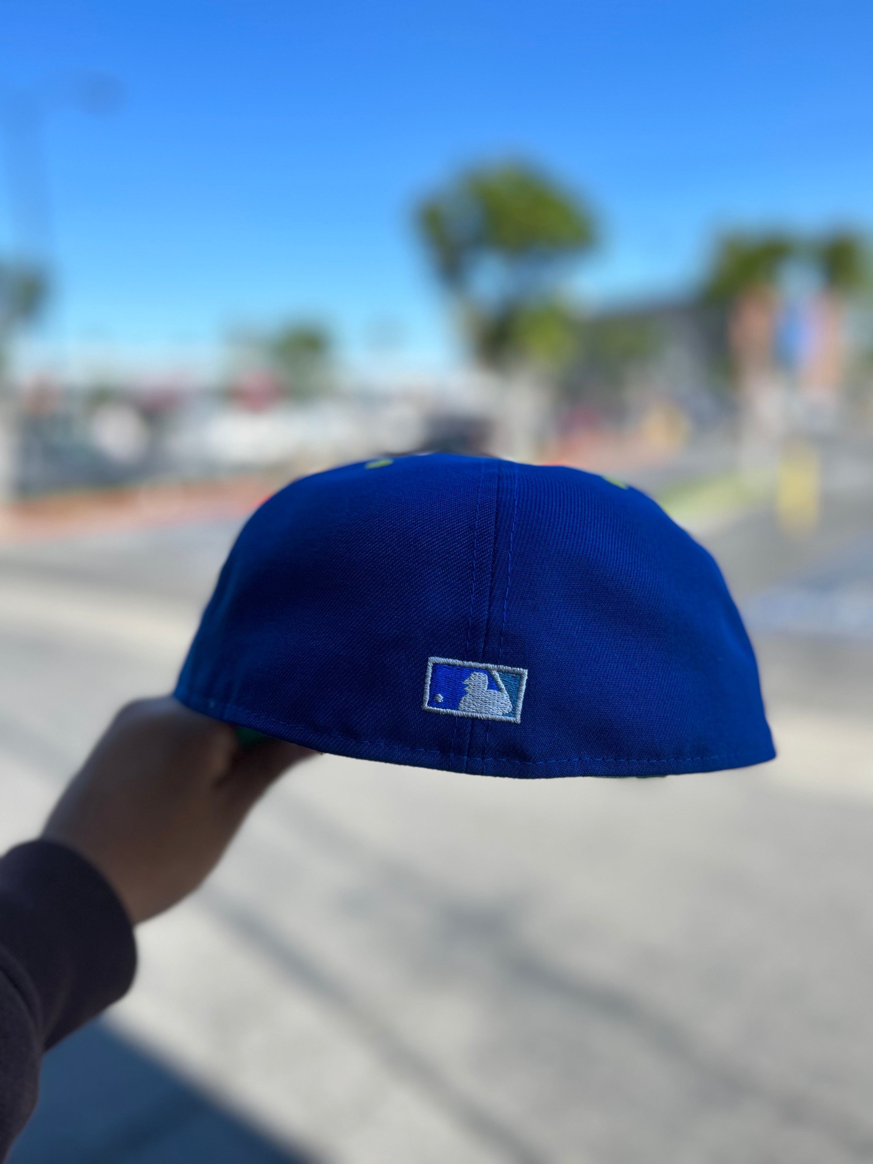 Los Angeles Dodgers Script Light Royal / Pinot Red 5950