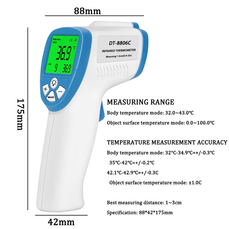 Digital Infrared Forehead Thermometer - # BAGE61110004