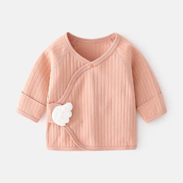 Cotton Summer T-Shirts for Newborn Baby Boys and Girls - # BAAA1111010003