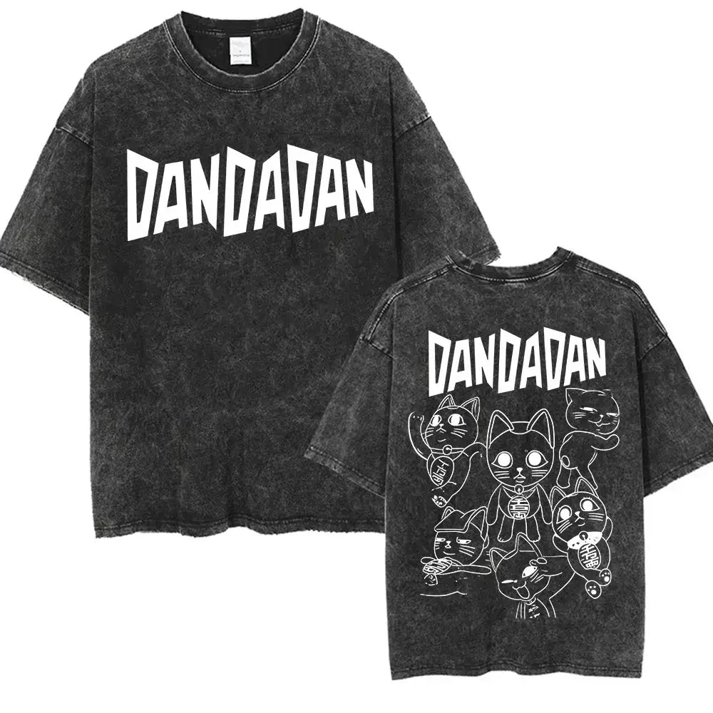 Dandadan Okarun Graphic T Shirt Vintage Washed Tee