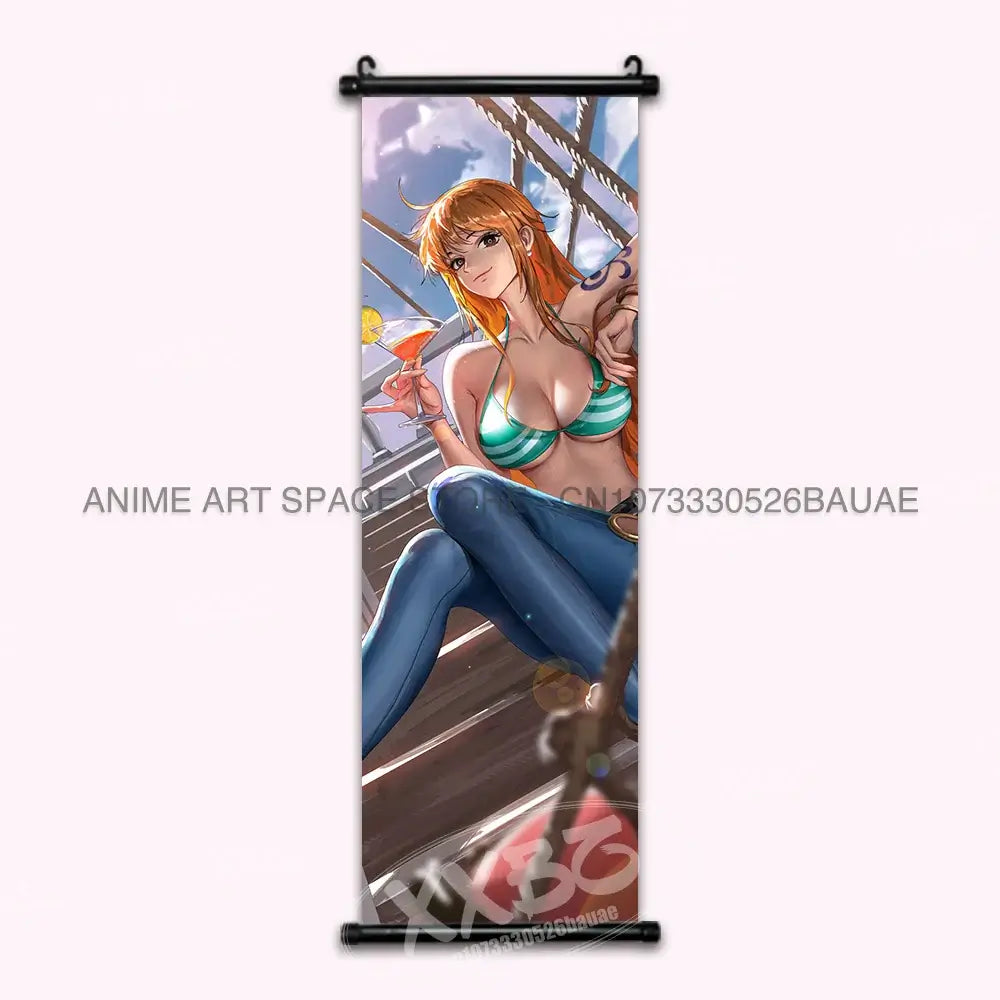 One Piece Hanging Painting Luffy Ace Sabo Shanks Wall Art