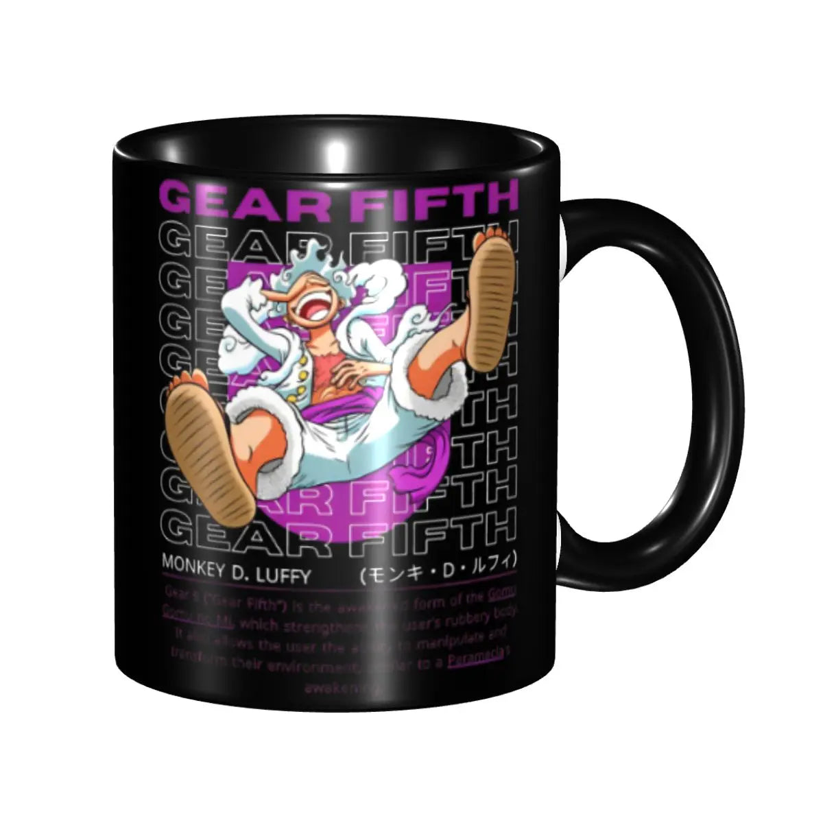 Monkey D. Luffy Gear Fifth Mug: Cute Anime Cup for Kids