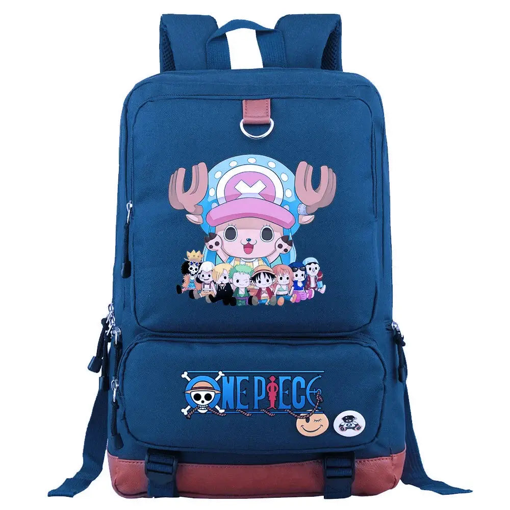 One Piece Luffy Printed Unisex Backpack School Travel Bag