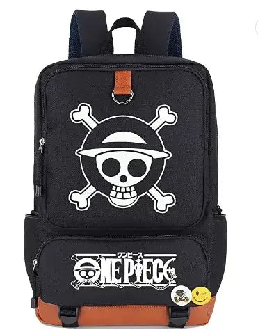 One Piece Luffy Printed Unisex Backpack School Travel Bag
