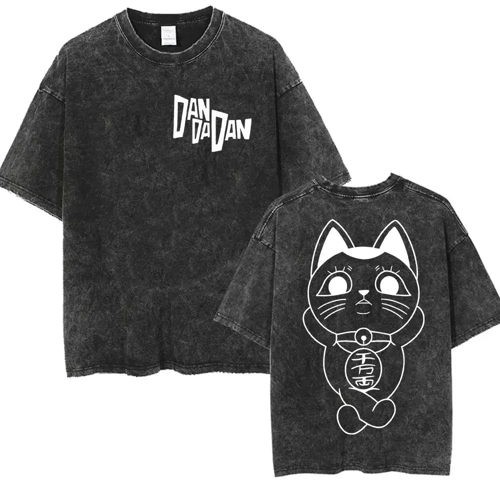Dandadan Okarun Graphic T Shirt Vintage Washed Tee