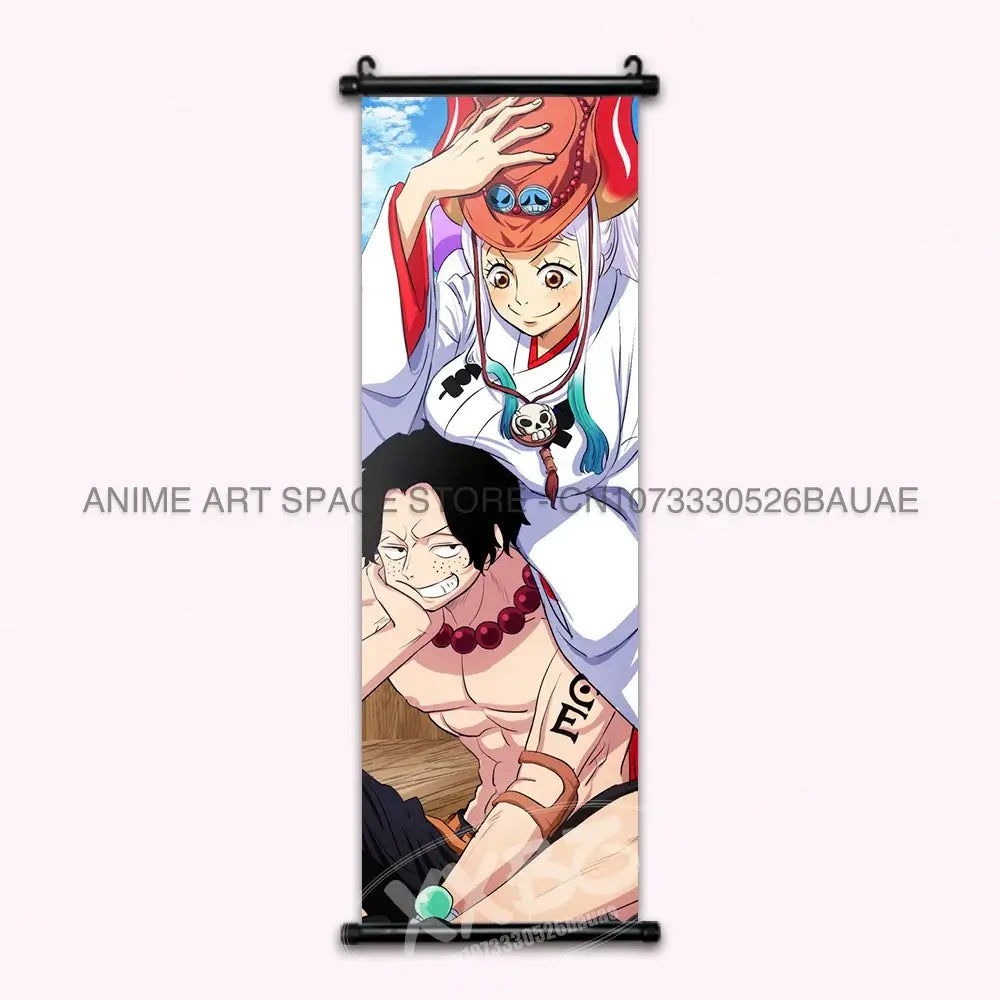 One Piece Hanging Painting Luffy Ace Sabo Shanks Wall Art