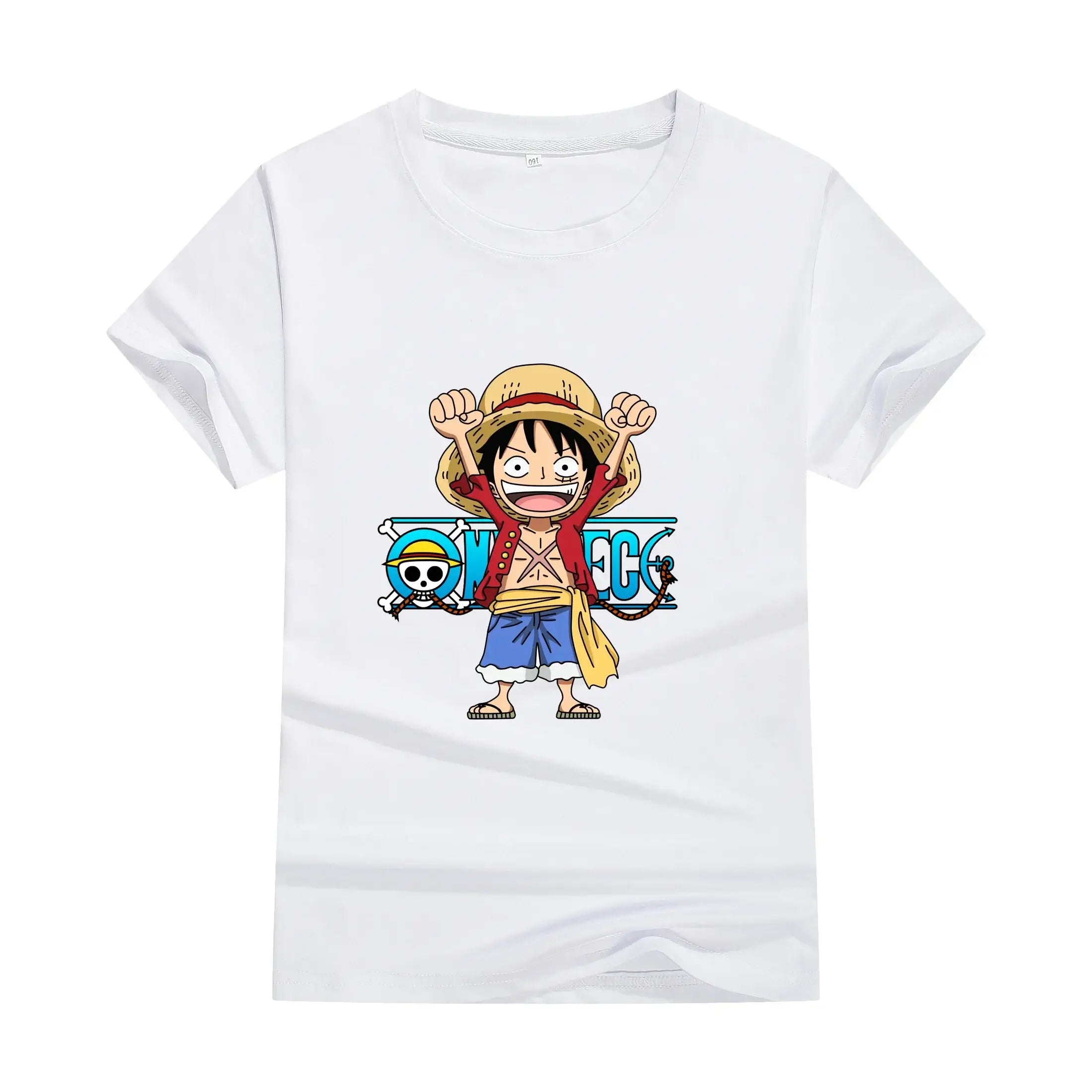 One Piece Anime Cotton T-shirt Cute Unisex Summer Top