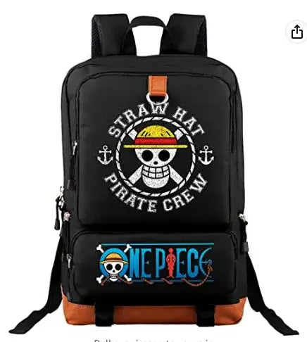 One Piece Luffy Printed Unisex Backpack School Travel Bag