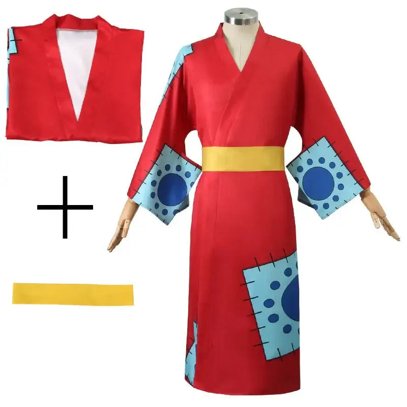 Monkey D Luffy Cosplay Costume One Piece Egghead Suit