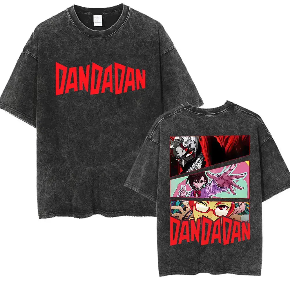 Dandadan Okarun Graphic T Shirt Vintage Washed Tee