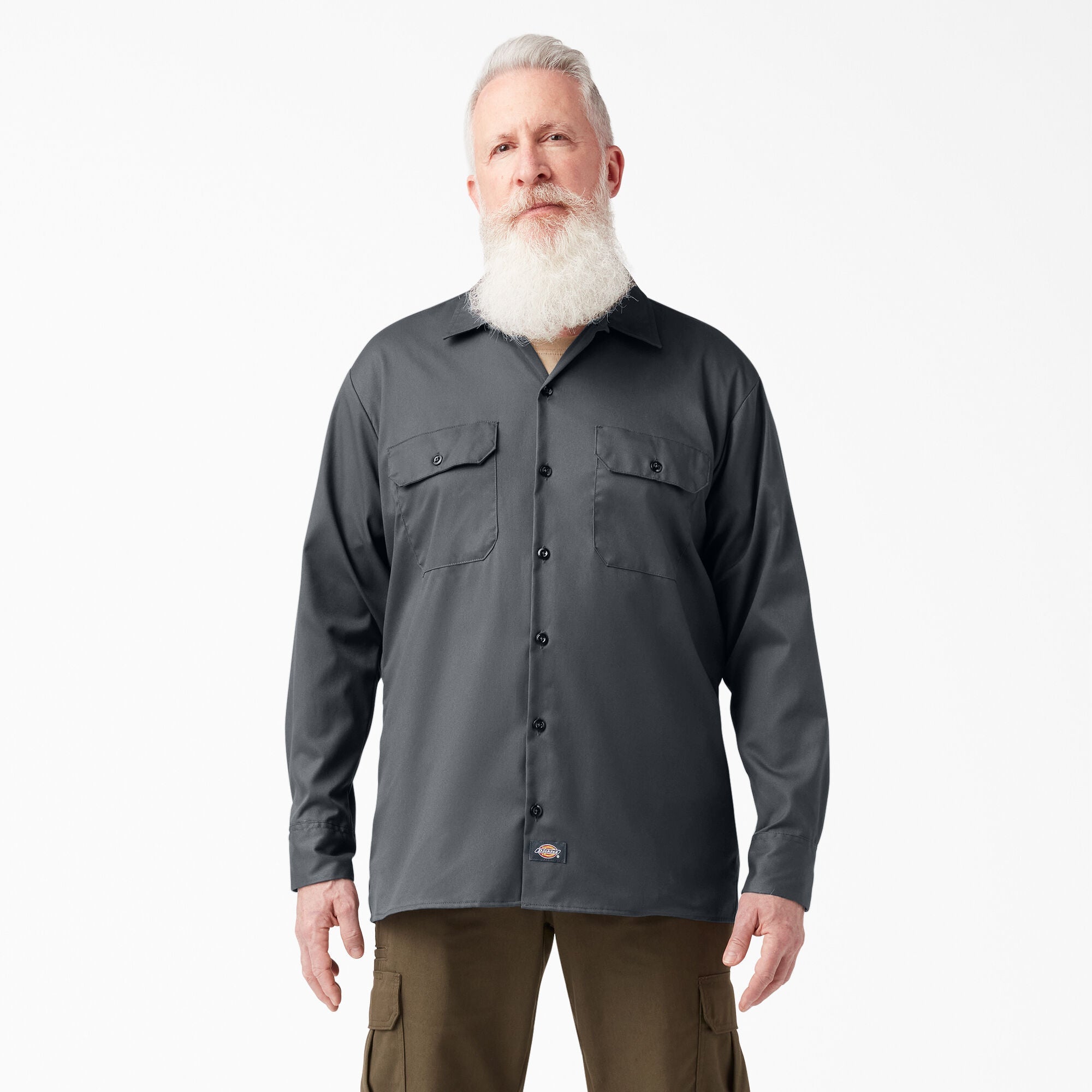 Dickies FLEX Relaxed Fit Long Sleeve Work Shirt A877S