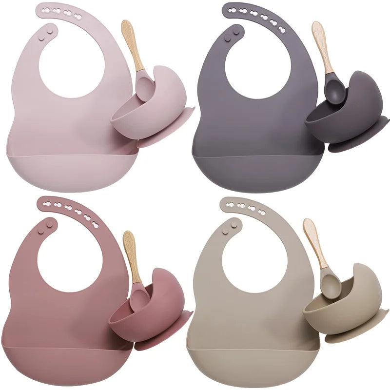 Silicone Baby Feeding Tableware Set - # BAGE21110001