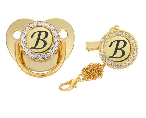 Pacifier with Initial Letter of Baby - BAGE61310003